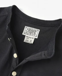 Bronson Mfg Vintage Long Sleeve Henley Shirt -><noscript><img width=