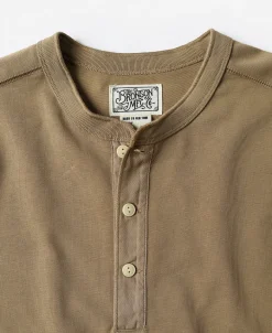 Bronson Mfg Vintage Long Sleeve Henley Shirt -><noscript><img width=