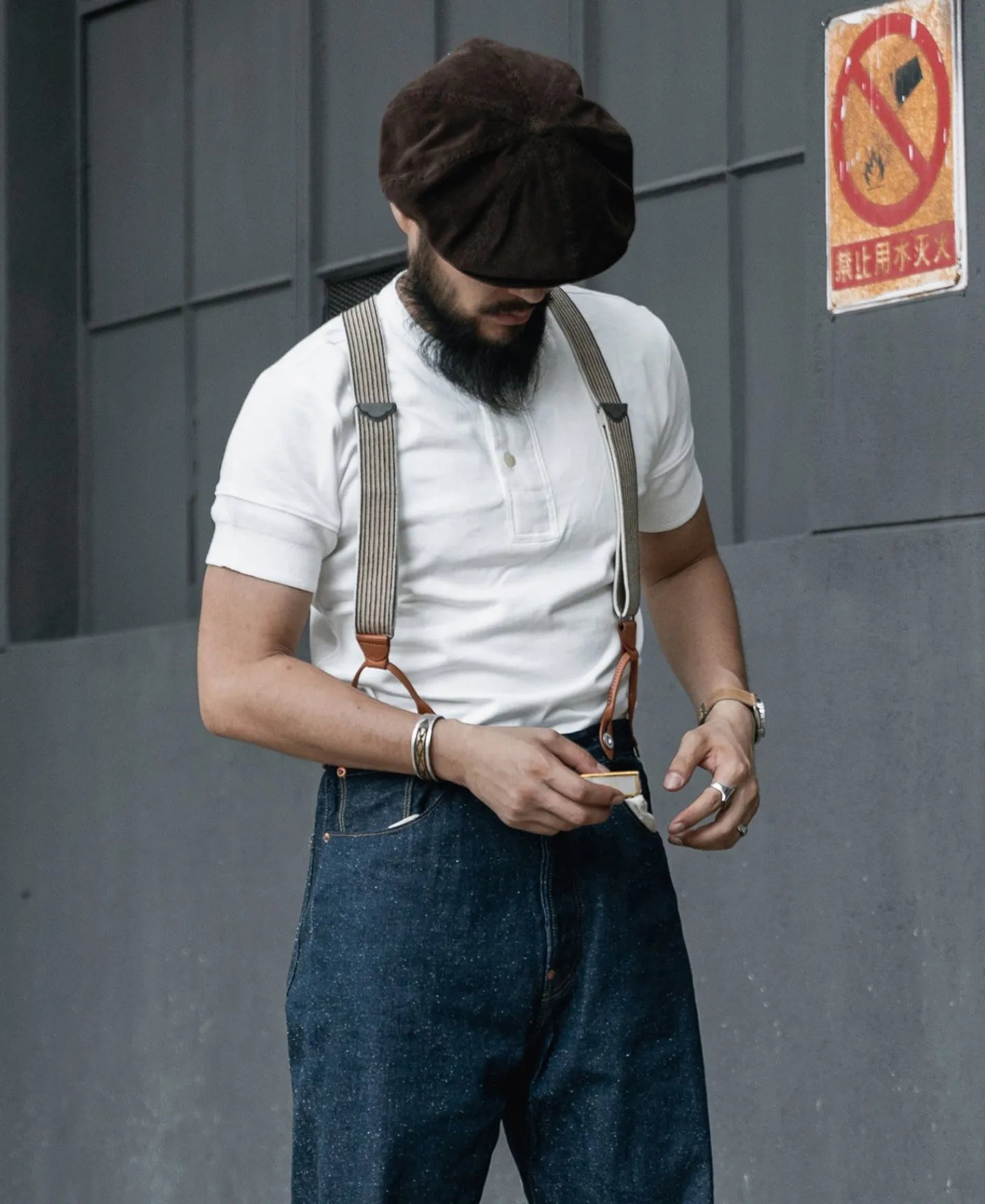 Bronson Mfg Vintage Short Sleeve Henley T-Shirt -> Short Sleeve T-Shirts|Henleys