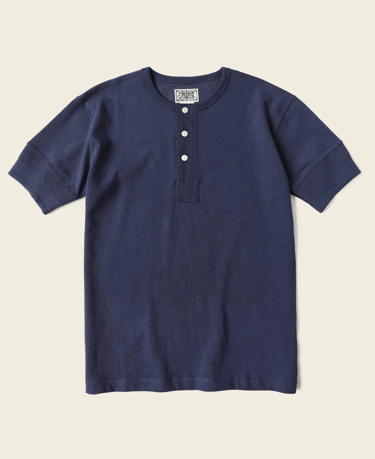 Bronson Mfg Vintage Short Sleeve Henley T-Shirt -> Short Sleeve T-Shirts|Henleys