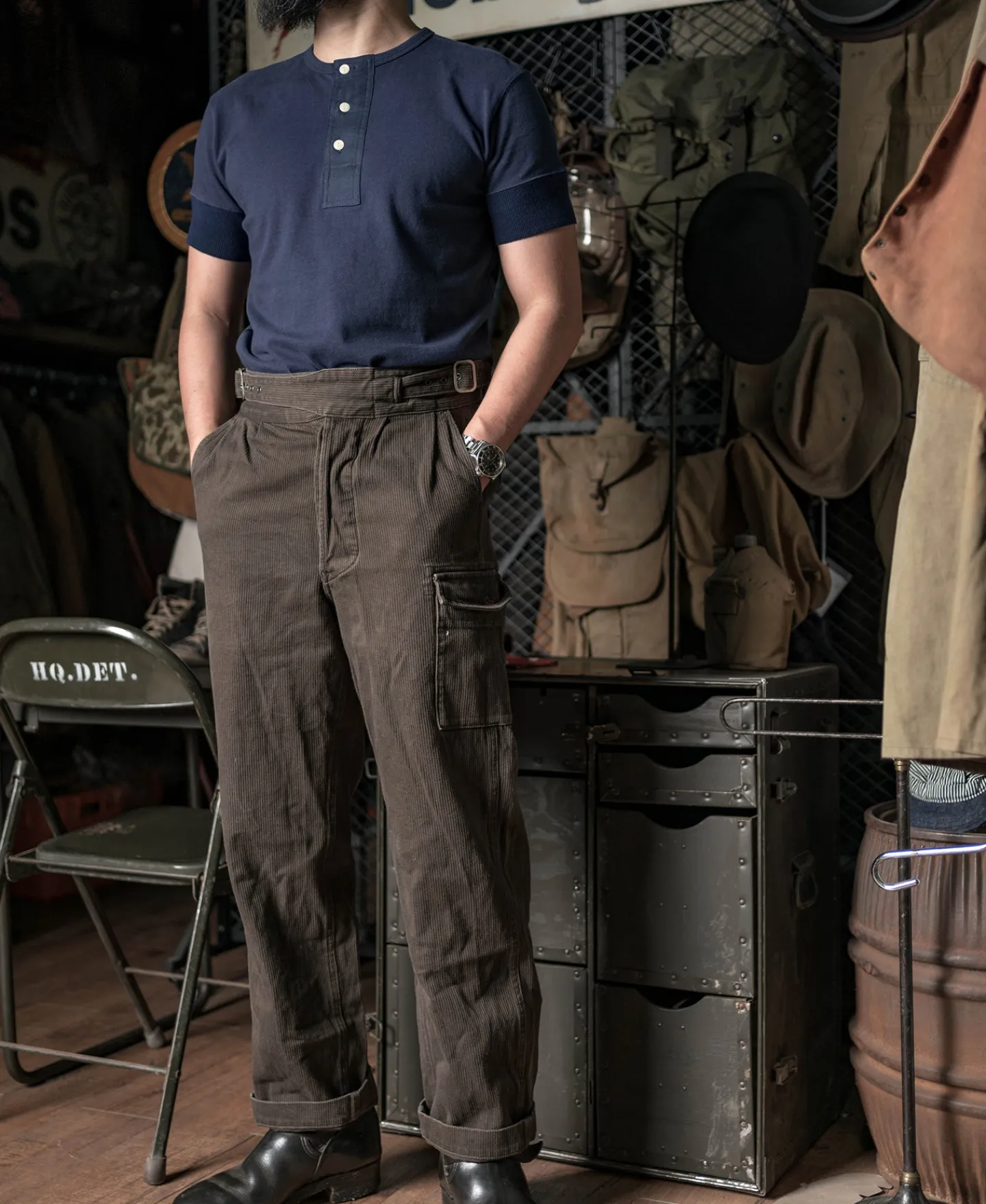 Bronson Mfg Vintage Short Sleeve Henley T-Shirt -> Short Sleeve T-Shirts|Henleys