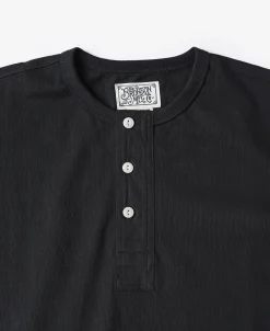 Bronson Mfg Vintage Short Sleeve Henley T-Shirt -><noscript><img data-lazyloaded=