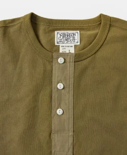 Bronson Mfg Vintage Short Sleeve Henley T-Shirt -><noscript><img width=