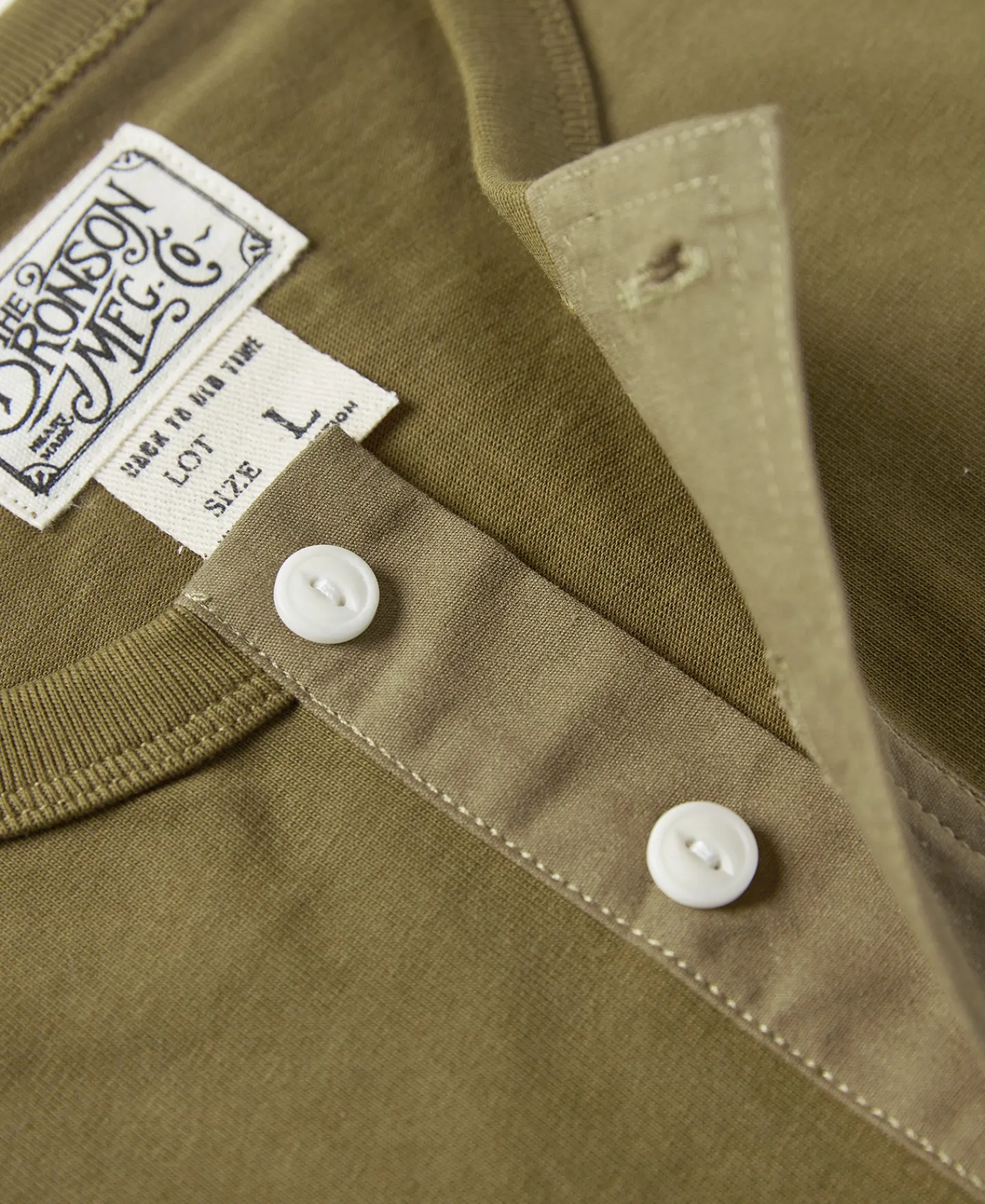 Bronson Mfg Vintage Short Sleeve Henley T-Shirt -> Short Sleeve T-Shirts|Henleys