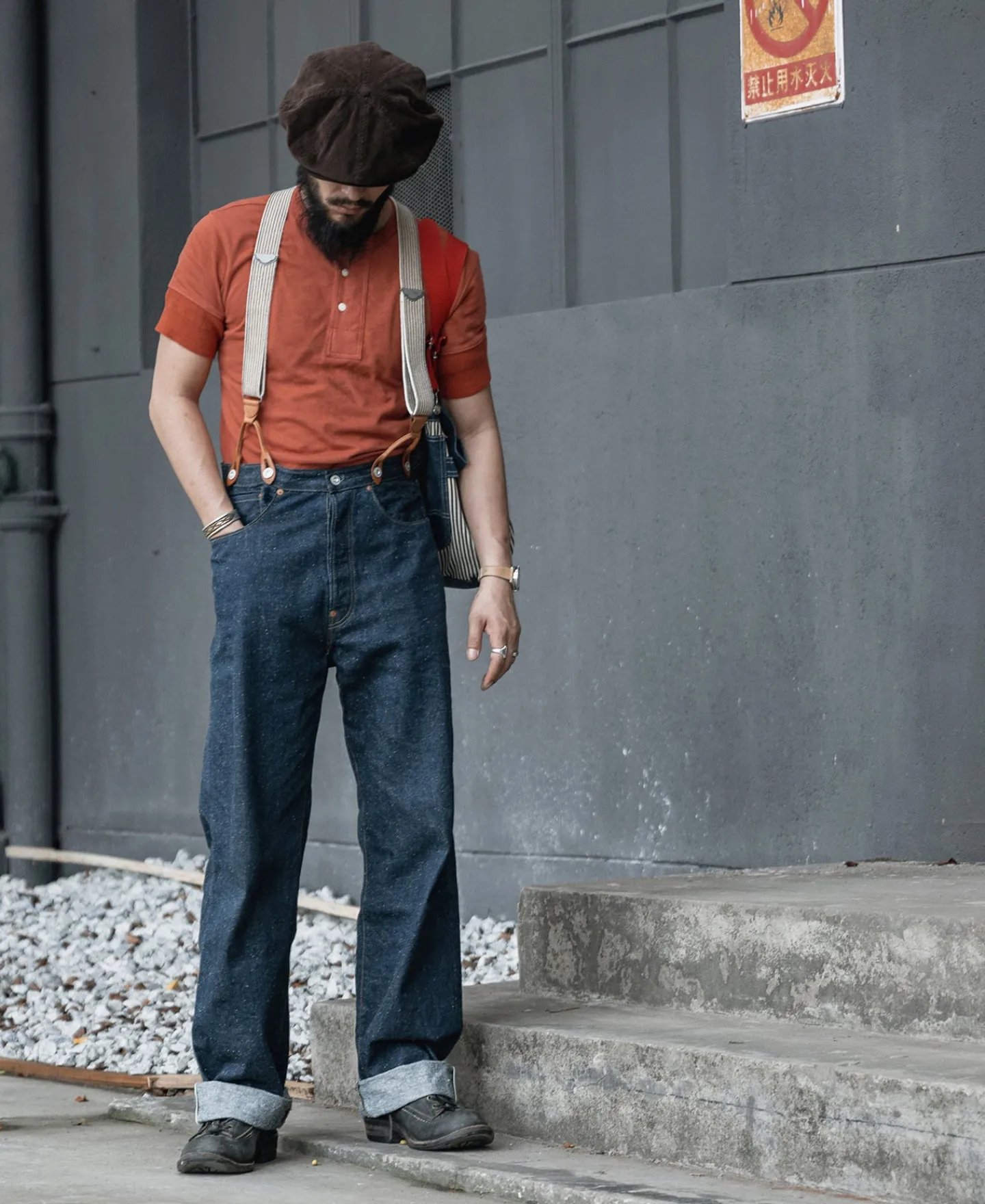 Bronson Mfg Vintage Short Sleeve Henley T-Shirt -> Short Sleeve T-Shirts|Henleys