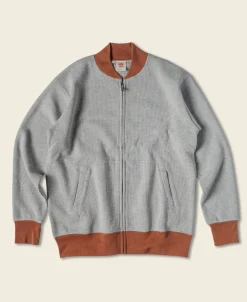 Bronson Mfg Waffle Cotton Full-Zip Track Jacket -> Jackets & Coats