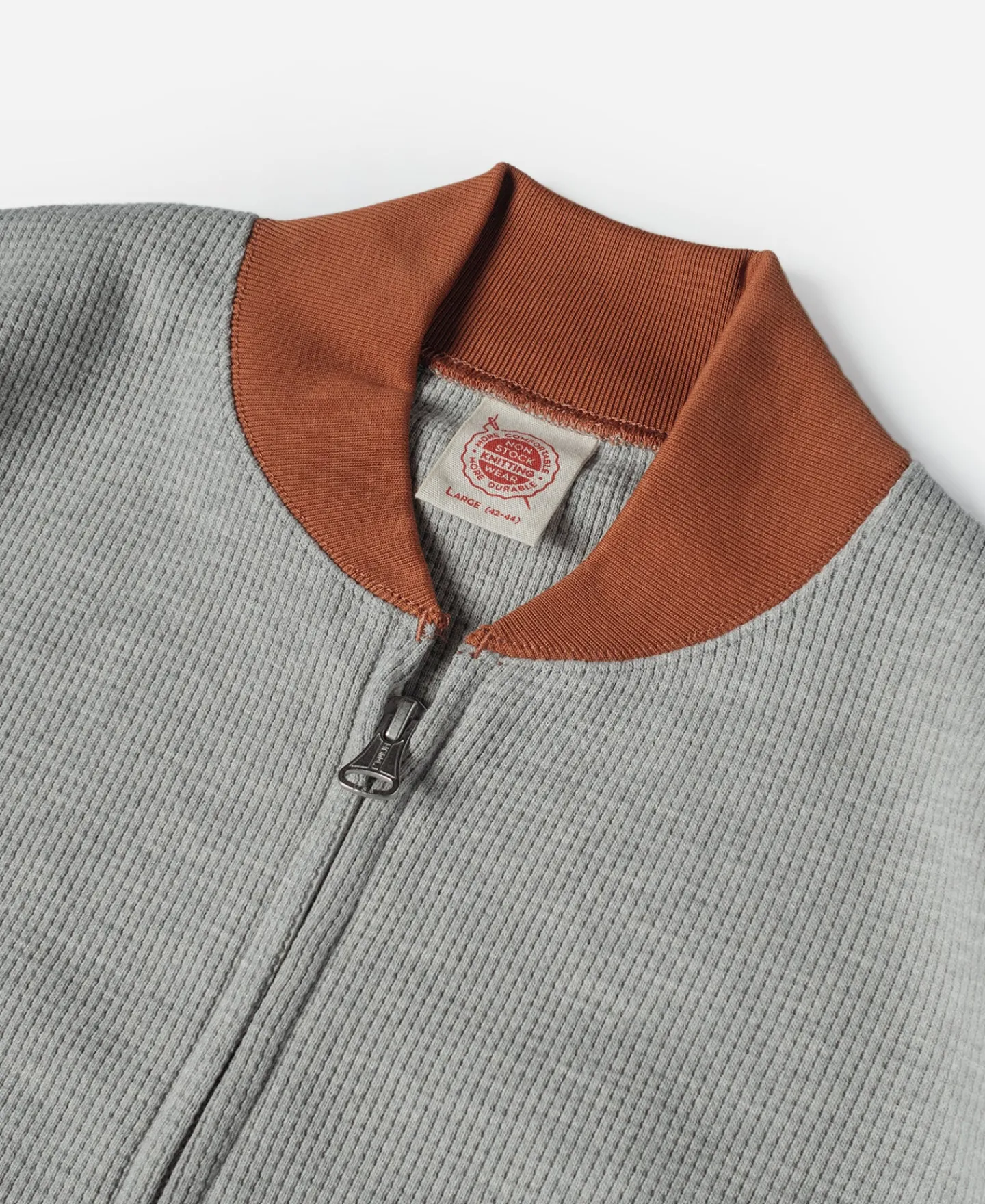 Bronson Mfg Waffle Cotton Full-Zip Track Jacket -> Jackets & Coats