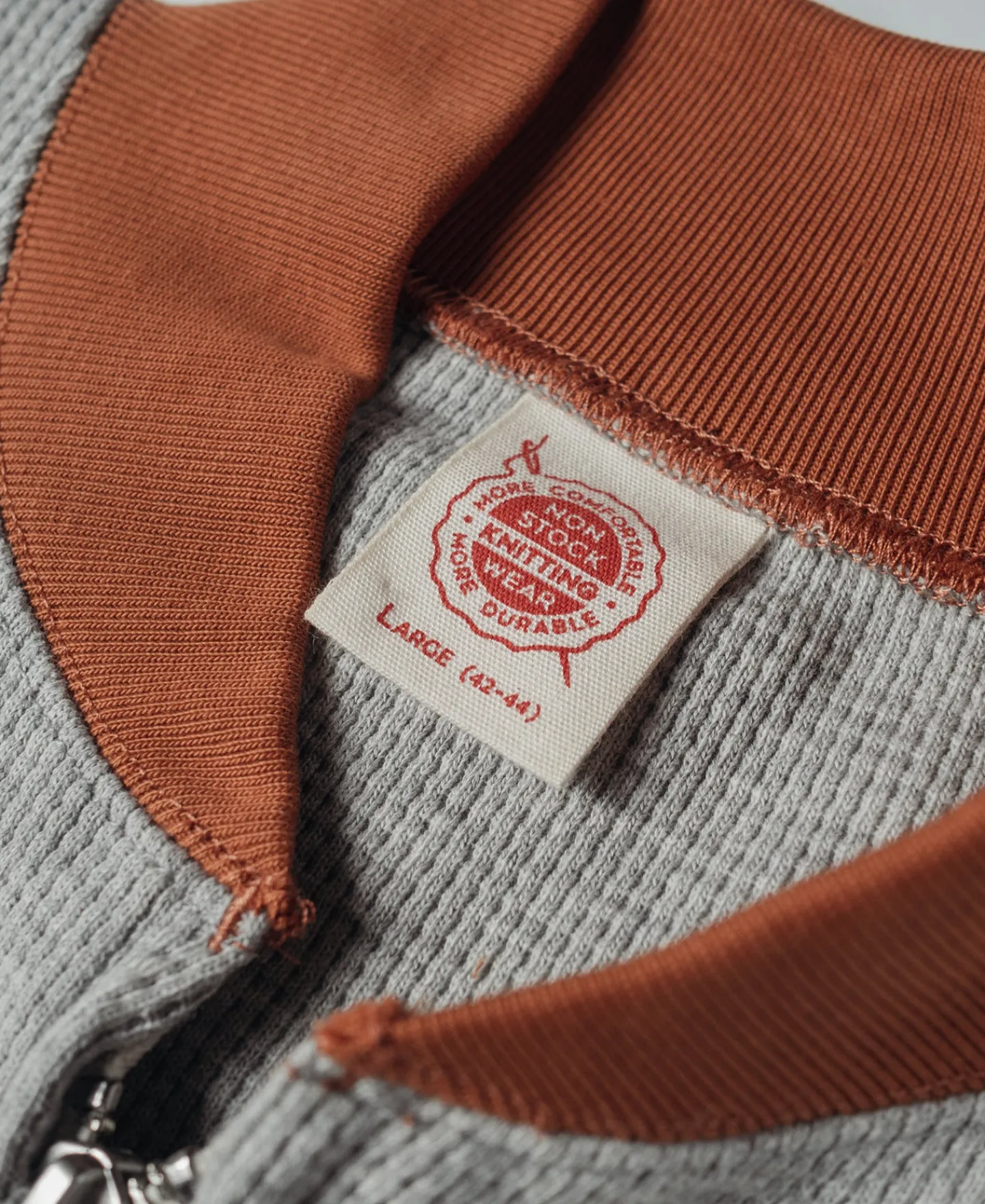 Bronson Mfg Waffle Cotton Full-Zip Track Jacket -> Jackets & Coats