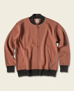 Bronson Mfg Waffle Cotton Full-Zip Track Jacket -> Jackets & Coats