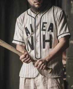 Bronson Mfg WWII Military Baseball Shirt - AIEA NH><noscript><img width=