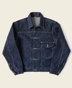 Bronson Mfg WWII Simplified Model Cowboy Selvedge Denim Jacket> Denim Jackets|Jackets & Coats