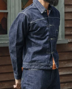 Bronson Mfg WWII Simplified Model Cowboy Selvedge Denim Jacket><noscript><img width=