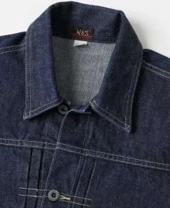 Bronson Mfg WWII Simplified Model Cowboy Selvedge Denim Jacket><noscript><img width=