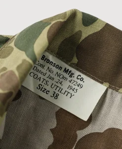 Bronson Mfg WWII USMC Type P-44 HBT Duck Hunter Jacket><noscript><img width=