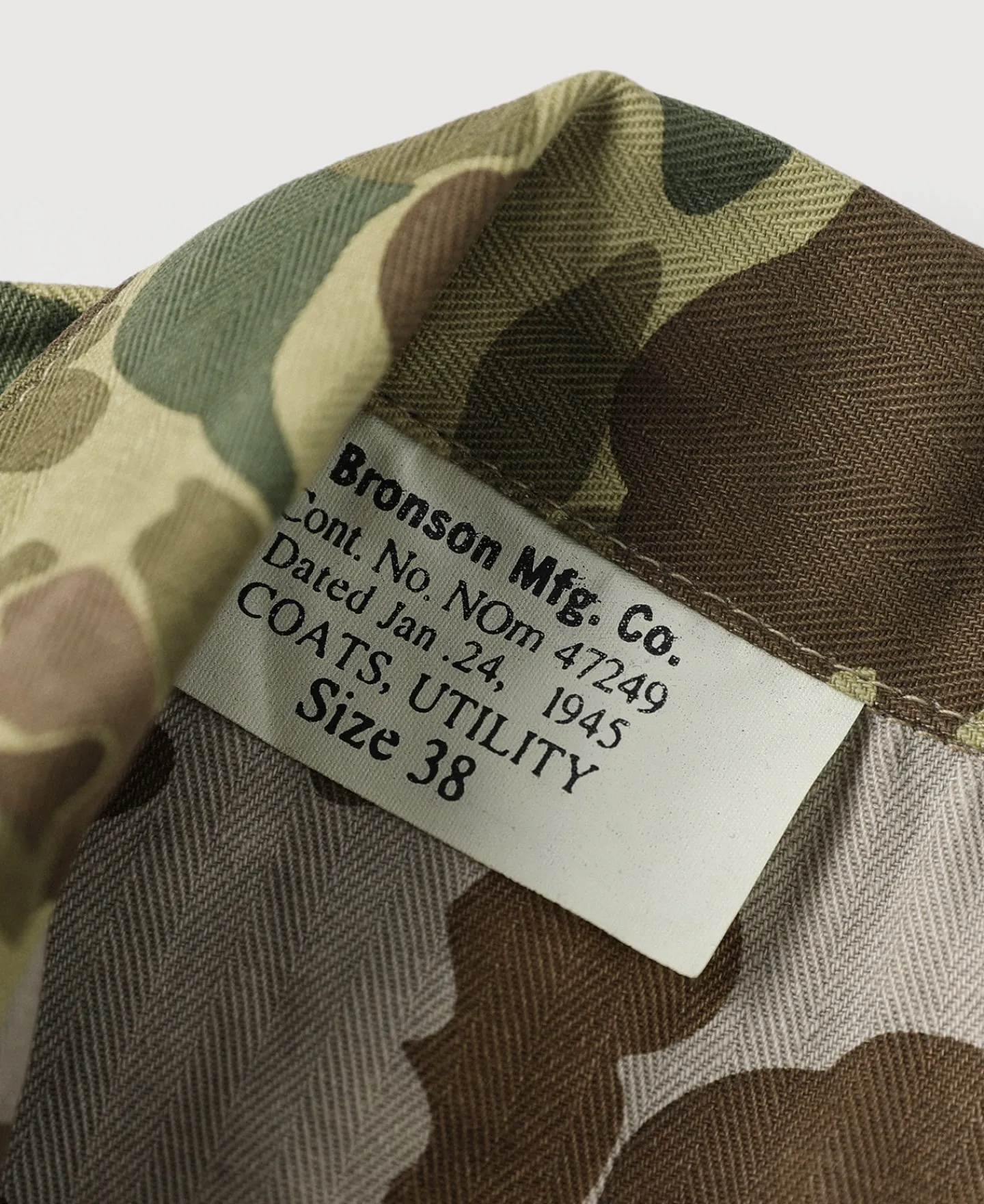 Bronson Mfg WWII USMC Type P-44 HBT Duck Hunter Jacket> Jackets & Coats