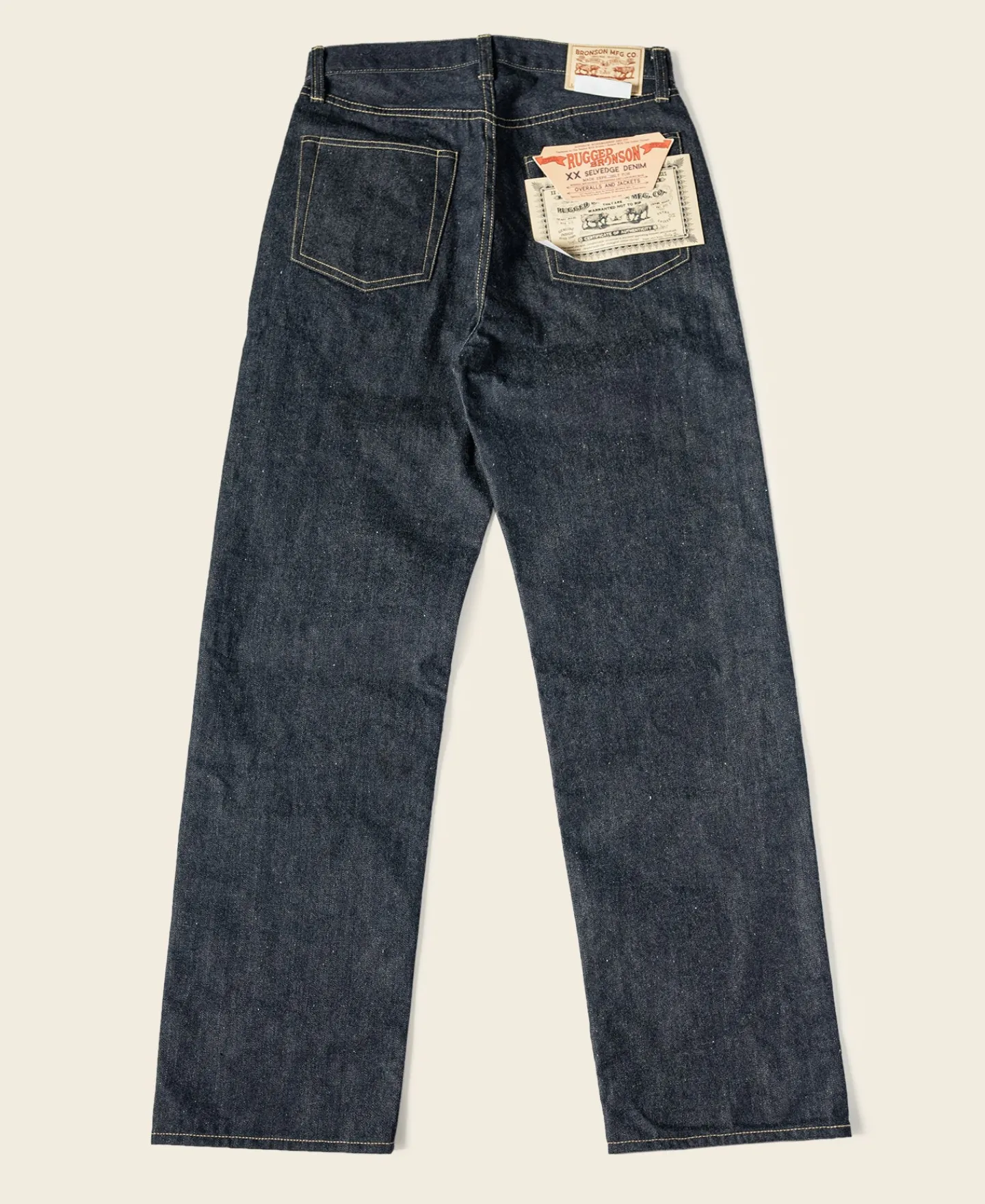 Bronson Mfg 46801XX 1946 NEX Model Selvedge Denim Jeans> Jeans|Pants & Trousers