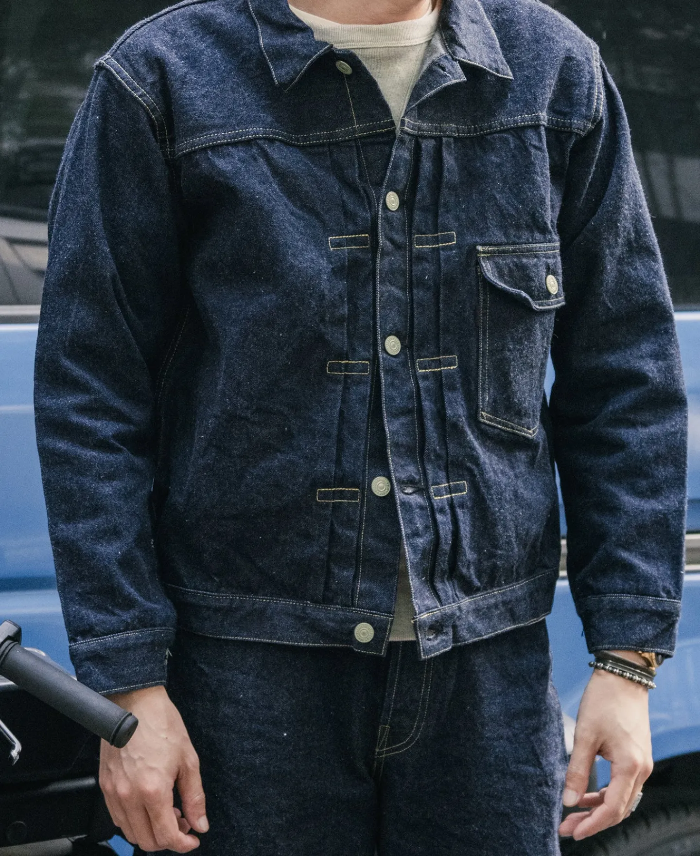Bronson Mfg 46806XX 1946 NEX Model 1st Selvedge Denim Jacket> Denim Jackets|Jackets & Coats