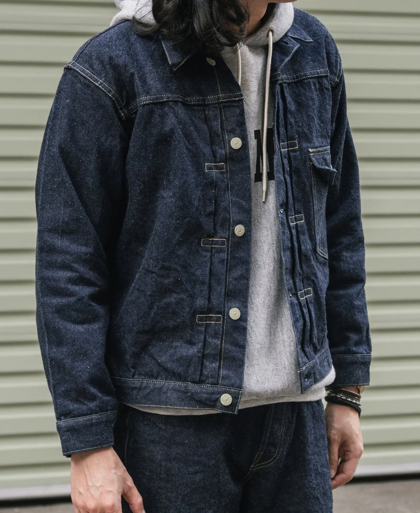 Bronson Mfg 46806XX 1946 NEX Model 1st Selvedge Denim Jacket> Denim Jackets|Jackets & Coats