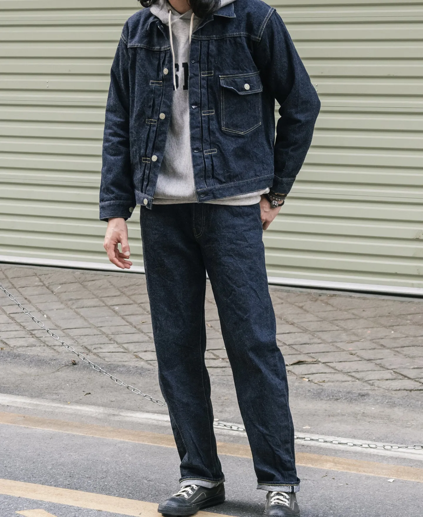 Bronson Mfg 46806XX 1946 NEX Model 1st Selvedge Denim Jacket> Denim Jackets|Jackets & Coats